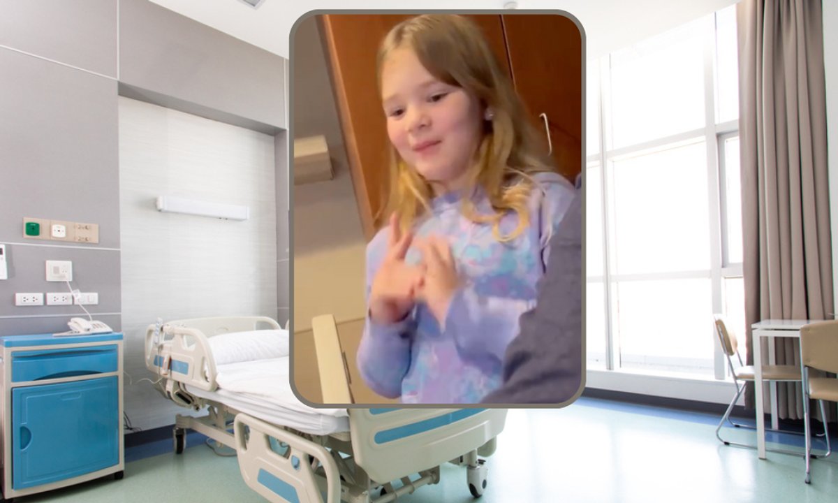 Matka zabrała siedmioletnią córkę na porodówkę. To wideo to hit TikToka