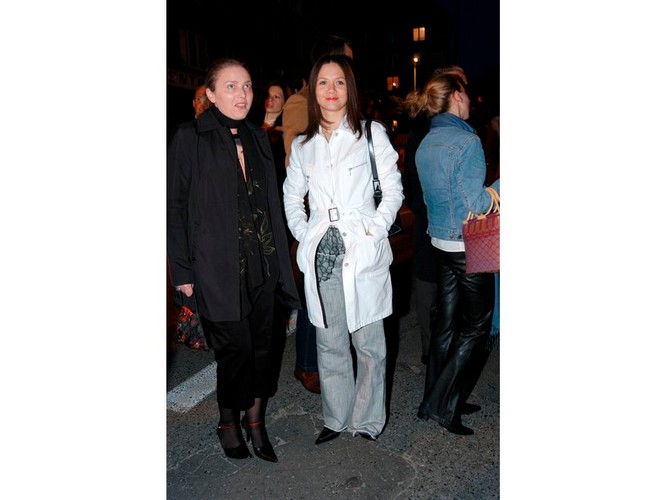 Ulubione spodnie i płaszcz: w 2003 roku na otwarciu sklepu Arkadiusa w Warszawie