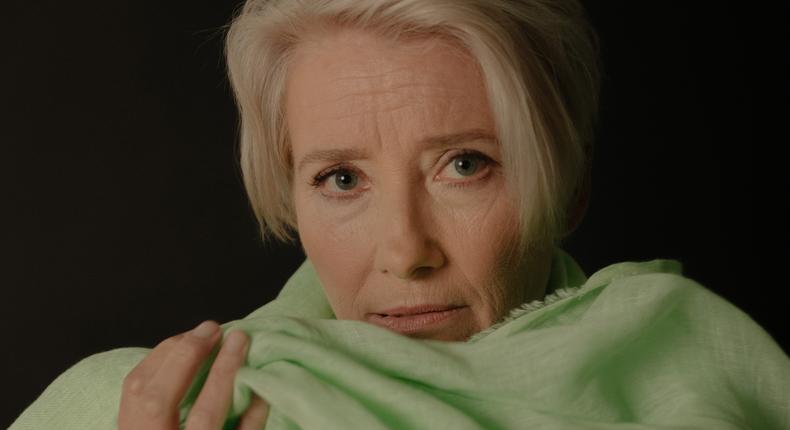 Emma Thompson gets a shock at 60