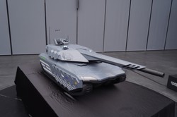 Stalowy potwór z przyszłości. Koreański projekt niewidzialnego czołgu rodem z filmów SF [ZDJĘCIA]