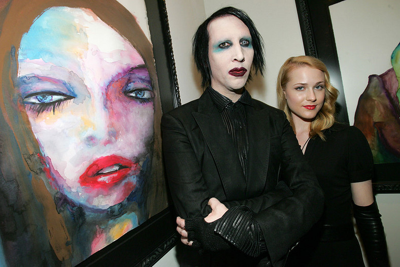 Marilyn Manson i Evan Rachel Wood w 2006 r.