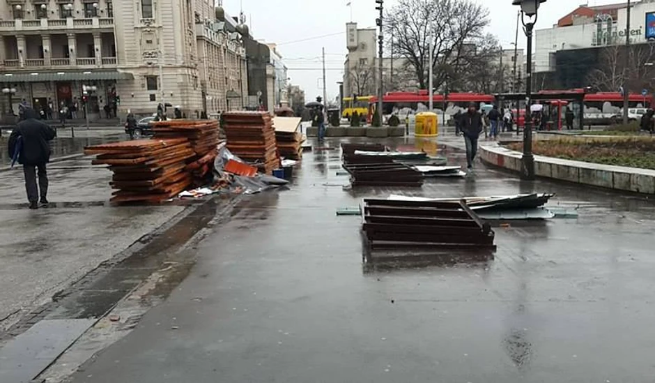 Kućice će biti uklonjene najkasnije sutra