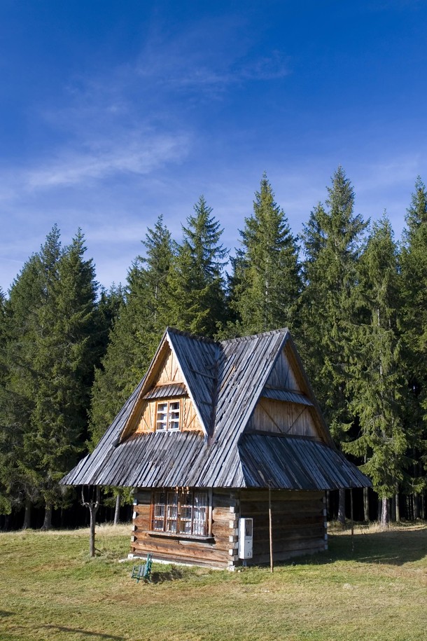 Old traditional house in Zakopane