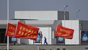 The Jiuquan Satellite Launch Centre in the Gobi desert in northwest China.GREG BAKER/Getty Images