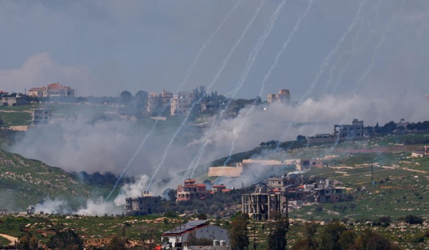 Izrael konstantno napada Liban, pogotovo južni deo - fotografija od 11. aprila 2026. | Foto: REUTERS/Amir Cohen