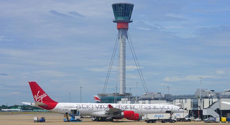 A recent trend in special liveries has been airlines using them to publically thank their employees, as seen with this Virgin Atlantic Airways' Airbus A340-600,...