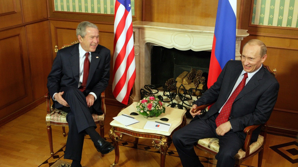 Džordž Buš i Vladimir Putin