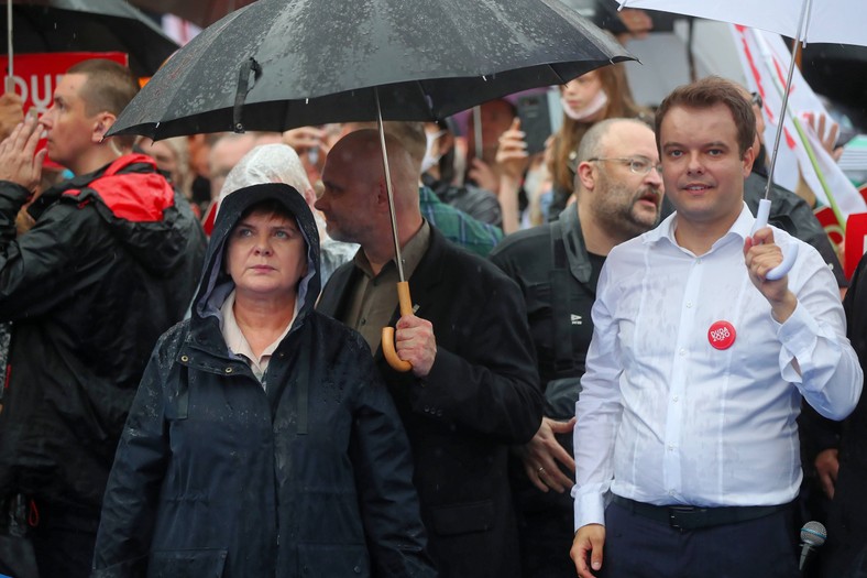 Beata Szydło i Rafał Bochenek