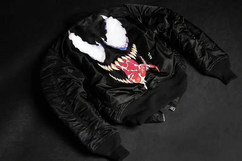 Kurtka z kolekcji &quot;Venom&quot; Alpha Industries x Marvel x BAIT