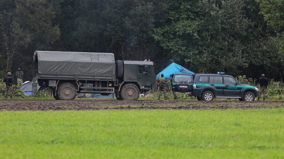 Straż Graniczna: patrol służb białoruskich w czwartek oddał strzały w kierunku polskich żołnierzy