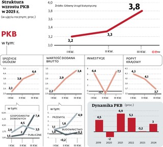 Struktura wzrostu PKB w 2025 r.