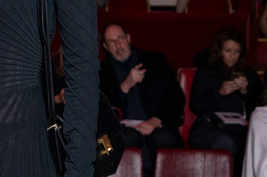 Melina Džinović sa verenikom na reviji u Parizu