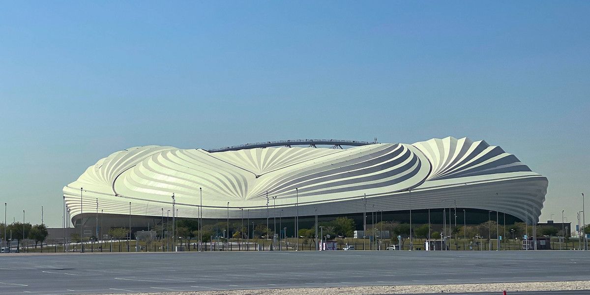 Jeden ze stadionów w Katarze.