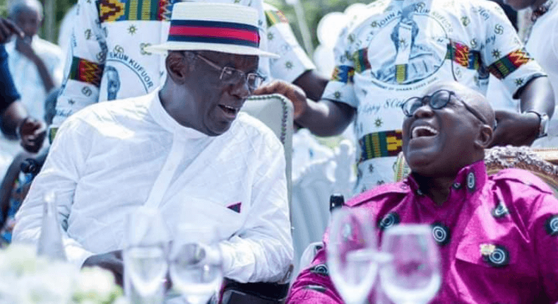 John Agyekum Kufuor with Nana Addo