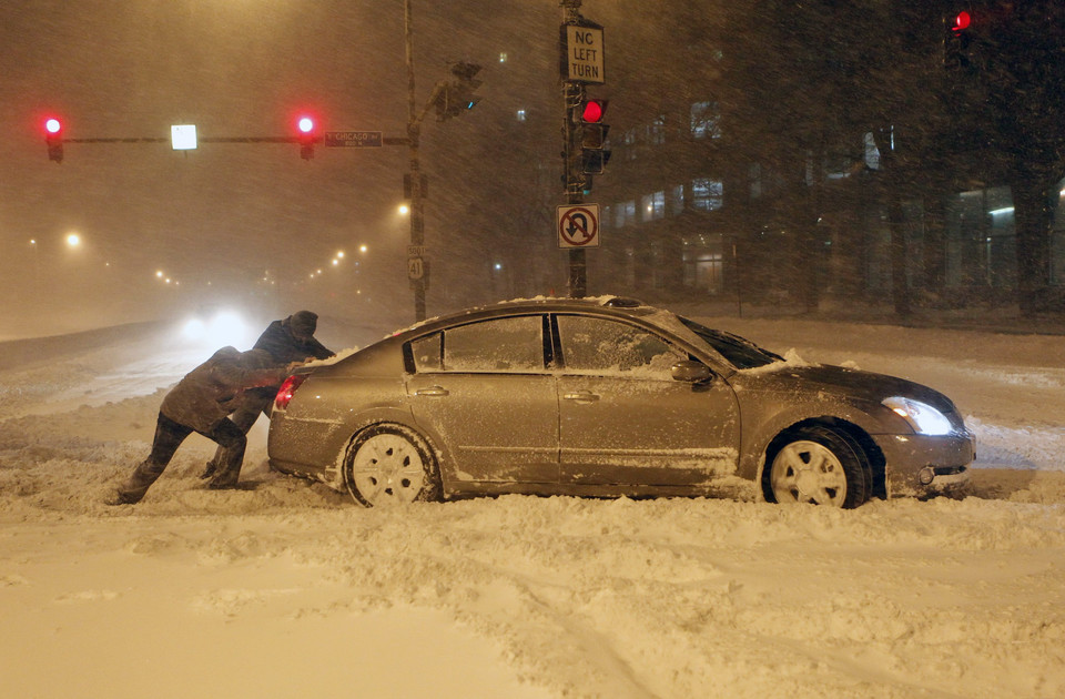 USA CHICAGO WINTER STORM