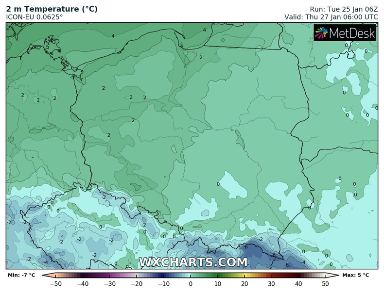 Będzie dość ciepło