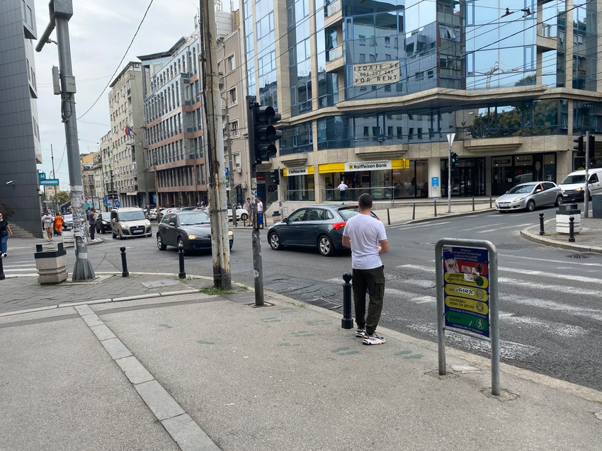 Mesto gde se dogodila saobraćajna nesreća