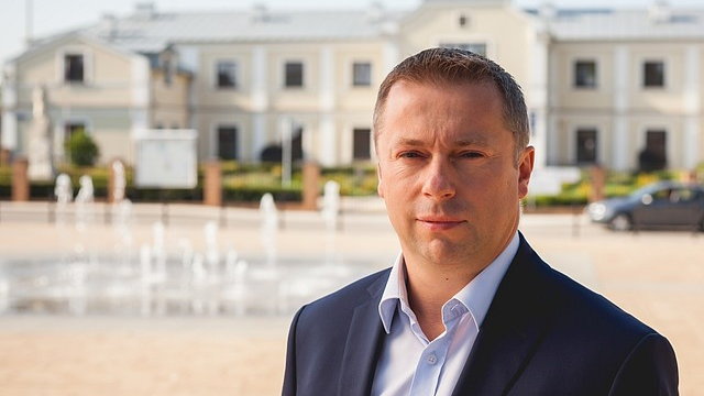 Burmistrz Leszek Włodarski