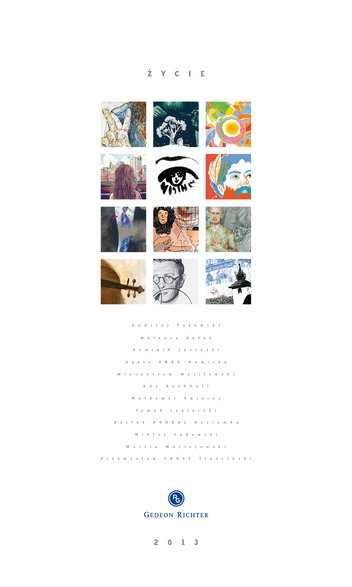 Okładka Kalendarza Artystycznego Gedeon Richter 2013