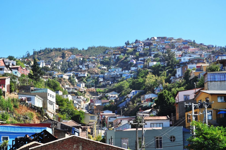 Chile, Valparaiso, murale