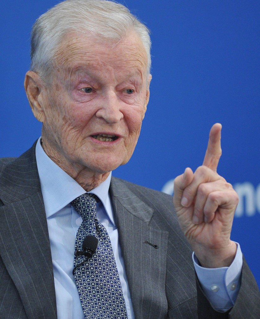 FILE PHOTO - Former U.S. National Security Advisor, Zbigniew Brzezinski, speaks at a forum hosted by