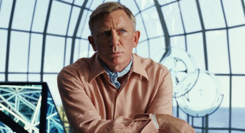 Daniel Craig in Glass Onion.Netflix