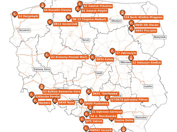 Mapa nowych dróg i remontów