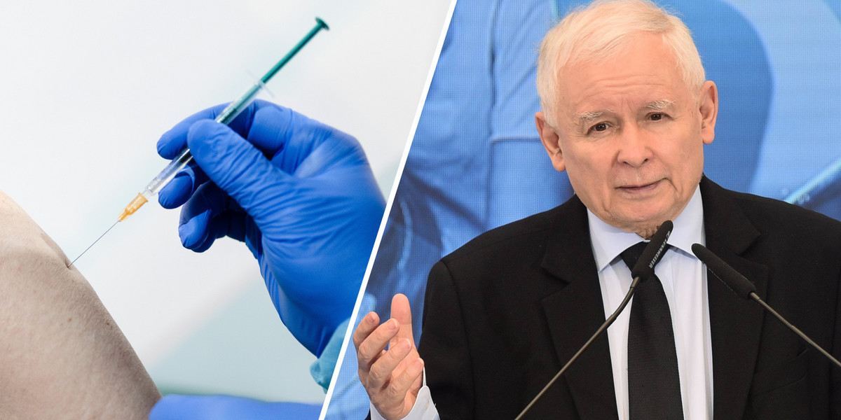 Według przecieków medialnych Kaczyński chce przymusowych szczepień