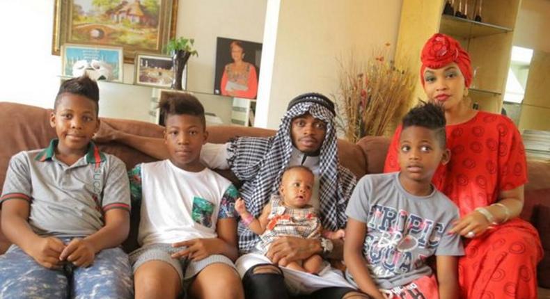 Diamond, Zari and sons of the late Ivan don