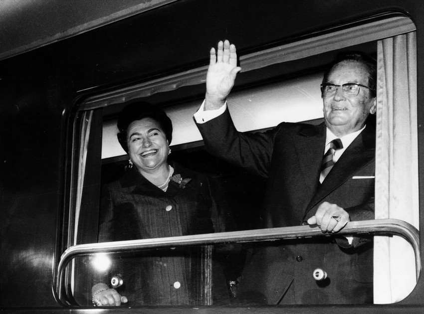Jovanka i Josip Broz Tito