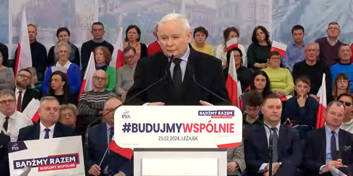 Kaczyński w Leżajsku. 