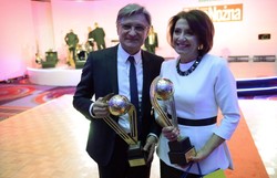 Adam Nawałka "Człowiekiem Roku". Za Roberta Lewandowskiego nagrodę odebrała mama. ZDJĘCIA