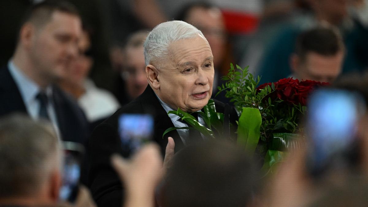 Jarosław Kaczyński w Leżajsku