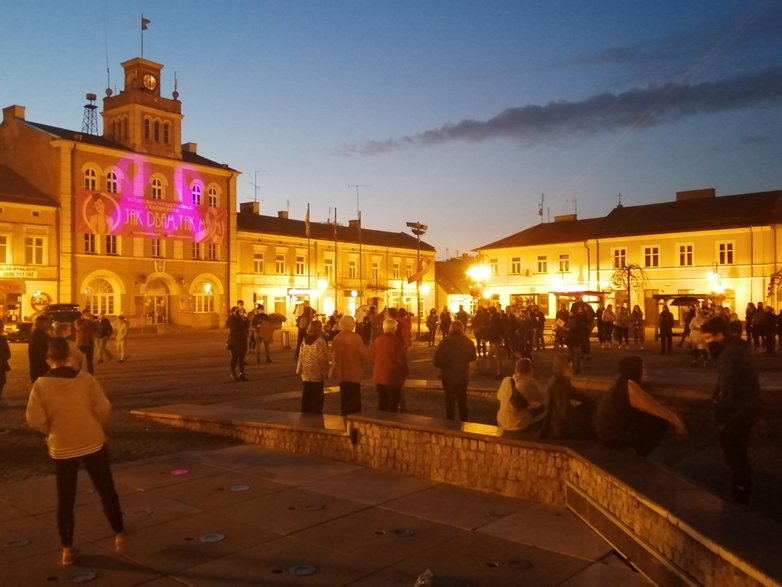 Skierniewice. Protest przeciw zaostrzeniu prawa aborcyjnego