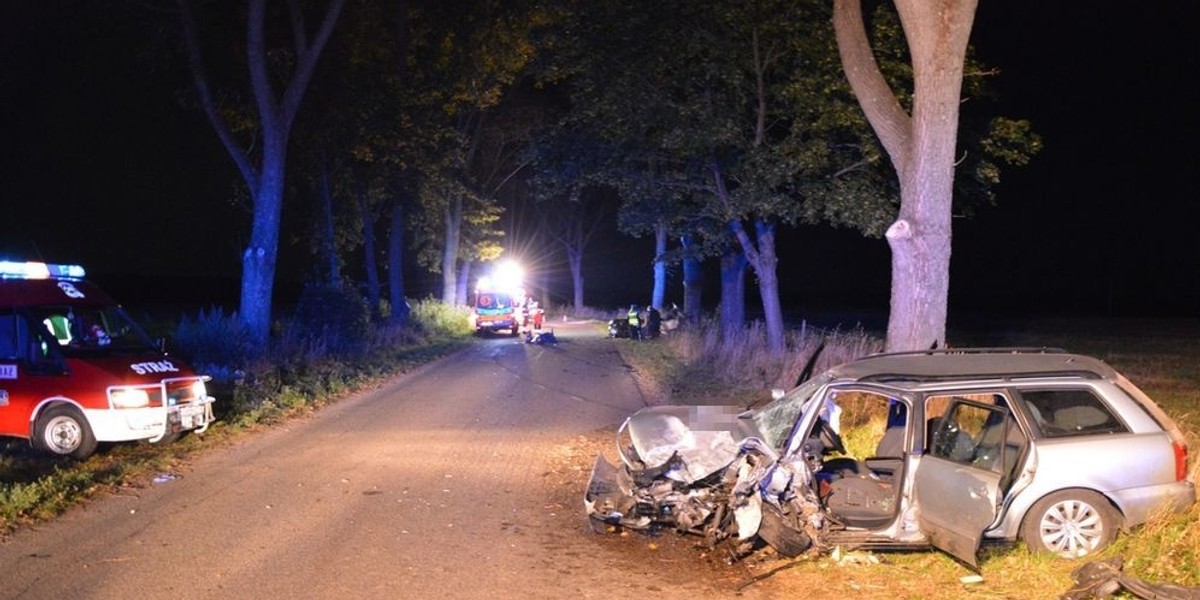 wejherowo pijany kierowca kobieta ciążą wypadek