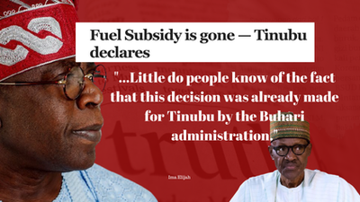 Why President Tinubu removed fuel subsidy