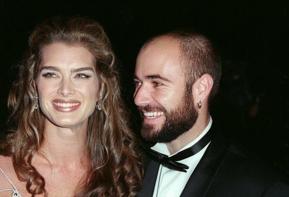 Brooke Shields i Andre Agassi (1997)