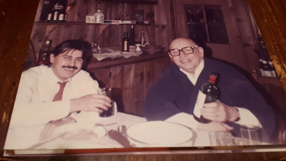 Tihomir Pop Asanović (levo) i Milton Malden (desno) | Foto: Privatna arhiva Tihomira Popa Asanovića