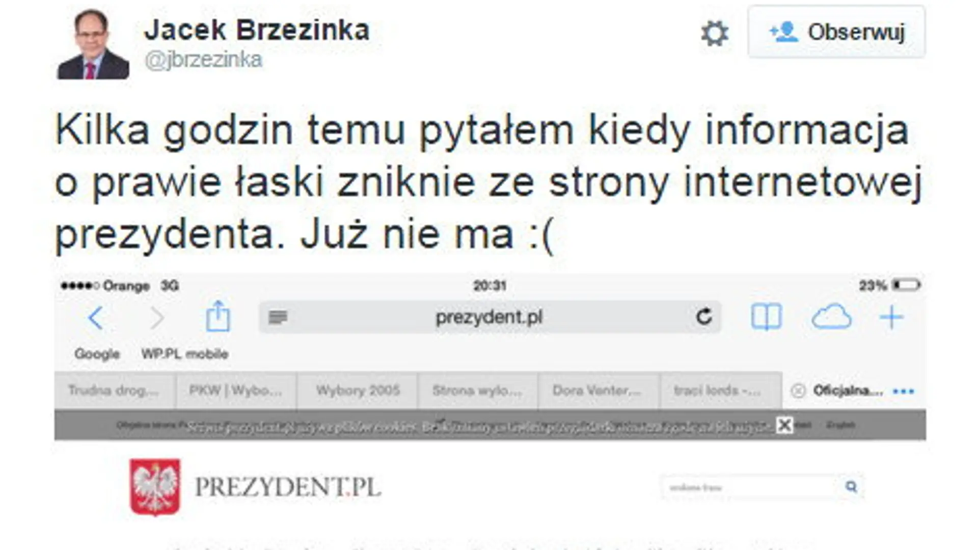 Erotyczna wpadka byłego posła PO. Chciał skrytykować prezydenta, internauci wytknęli mu, co ogląda w sieci