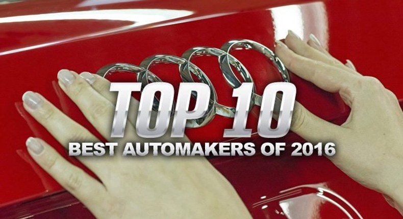 Audi is the number 1 Best Automaker of 2016