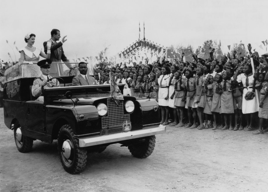 Z wizytą w Nigerii, luty 1956 r. 