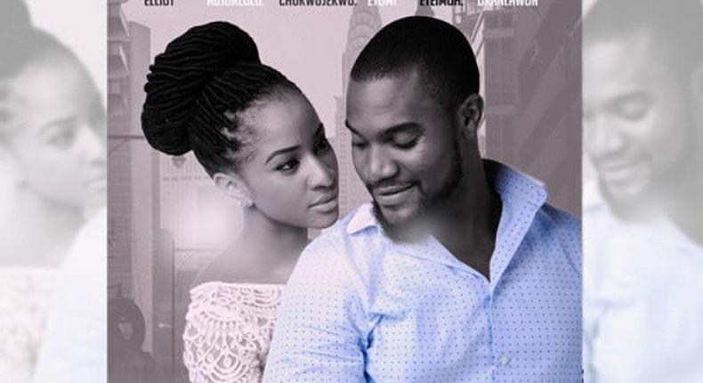 Kunle Rhemmy and Adesua Etomii in 'Falling'