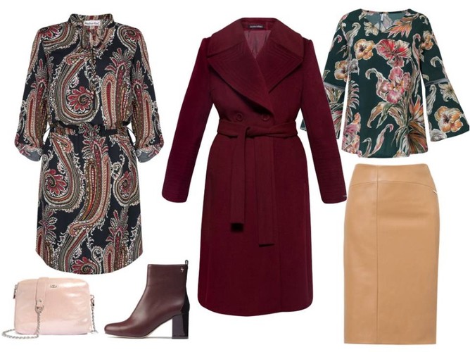 Modne STYLIZACJE na wiosnę 2019: płaszcz- Dziekański/dziekanski.pl, sukienka- Modern Line/modernline.pl, spódnica- Cotton Club/cottonclub.pl, bluzka- Cotton Club/cottonclub.pl, buty- Menbur/menbur.pl, torebka- Boca/boca.pl