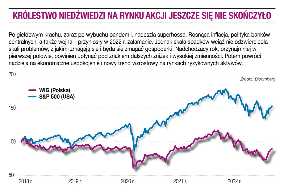 Królestwo niedźwiedzi na rynku akcji jeszcze się nie skończyło