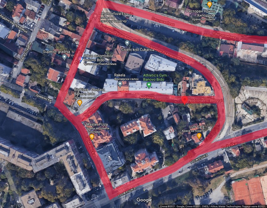 Svi građani unutar ovog crvenog okvira moraju da napuste svoje stanove 