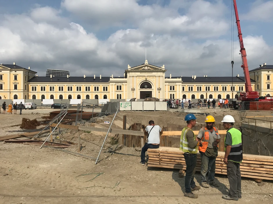 Postavljanje spomenika Stefanu Nemanji