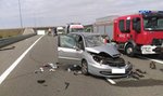 Pożar auta i śmierć kierowcy. Seria wypadków na A4