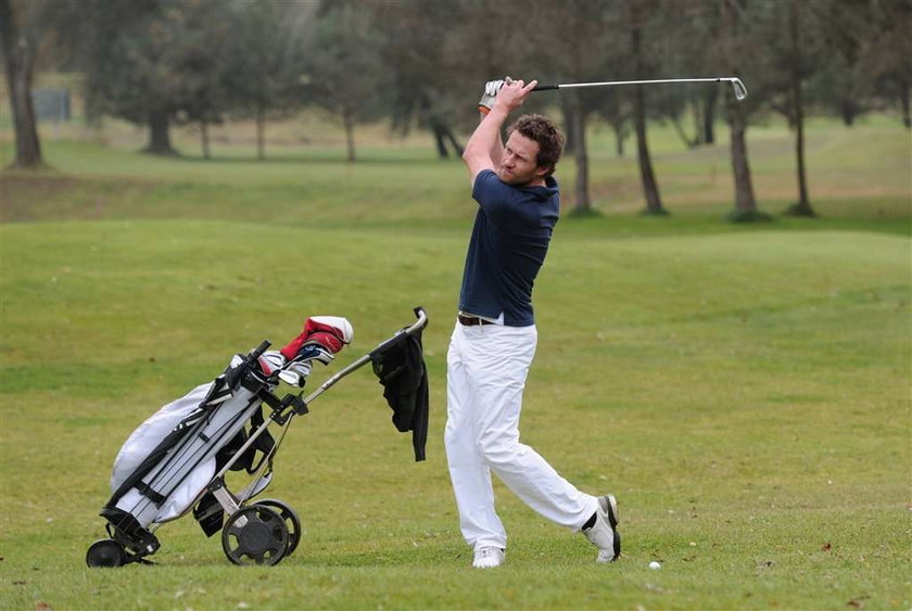 Mariusz Czerkawski pokonał Jerzego Dudka w turnieju golfowym