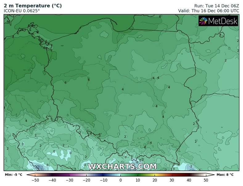 Na termometrach cały czas "na plusie"