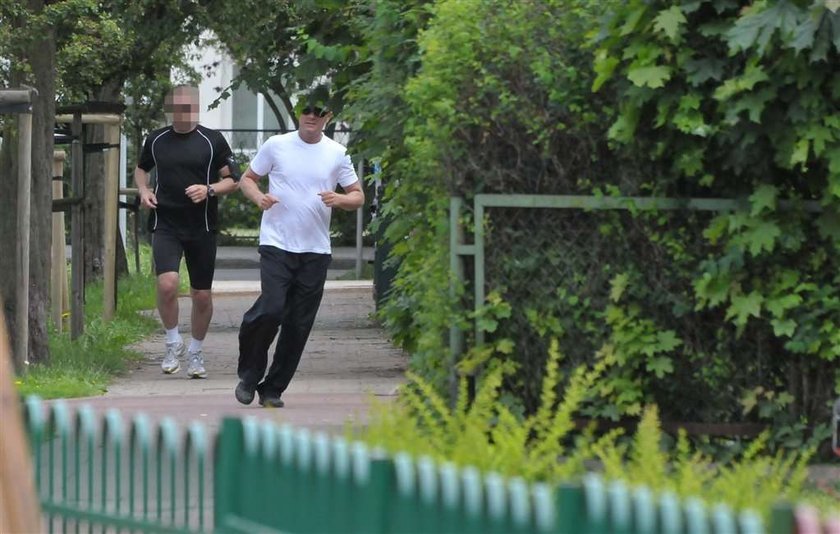 Donald Tusk, jogging, premier, bieganie